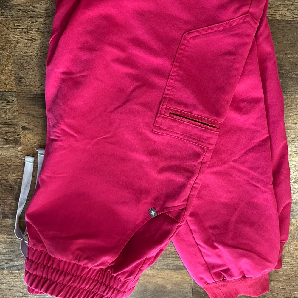 Figs Hot Pink Technical Jogger Pants